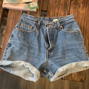 Levi’s High-Waisted Shorts